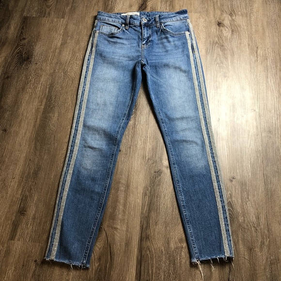 Anthro Pilcro High-Rise Slim Straight Jeans SZ 25 - Picture 2 of 8